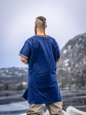 Tunique viking "Loki" bleu 5XL
