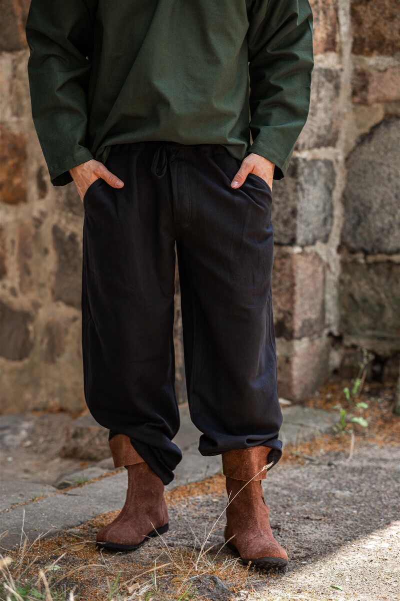 Medieval trousers "Dirk" Black XL