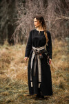 Wikinger Unterkleid Helga Schwarz XS