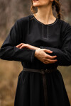 Vestido vikingo Helga Negro XXXL