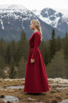 Wikinger Unterkleid Helga Rot XL