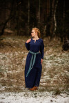 Wikinger Unterkleid Helga Blau XS
