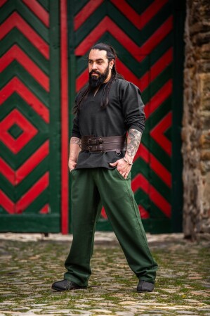 Pantalon médiéval "Dirk" Vert S