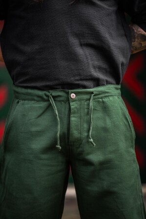 Pantalon médiéval "Dirk" Vert S