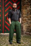 Pantalon médiéval "Dirk" Vert S