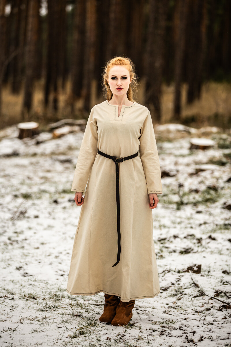 Wikinger Unterkleid Helga Natur XS
