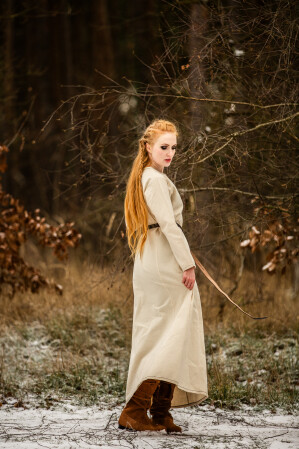 Wikinger Unterkleid Helga Natur XS