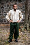 Medieval shirt in coarse cotton "Leopold" Natural XL