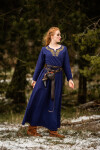 Robe viking Aslaug Bleu L