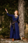 Vestido vikingo Aslaug Azul XL