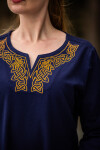 Wikinger Kleid Aslaug Blau XS
