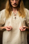 Mittelalter Hemd kurzarm Erhart Natur S