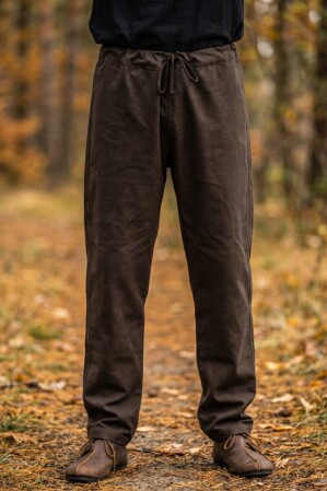Mittelalter Hose Peter Dunkelbraun S