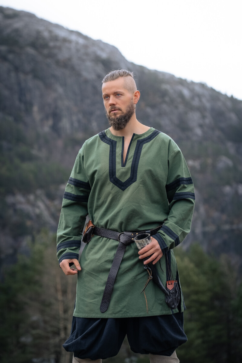 Viking tunic Bragi Green XXL