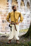 Mittelalter Hemd "Yven" Honigbraun S