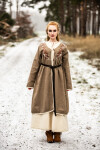 Wikinger Birka Mantel Skadi Sand XS