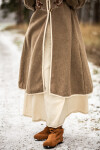 Wikinger Birka Mantel Skadi Sand XS
