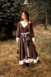 Robe Viking Jorunn Brun/Ècru L