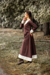 Wikinger Kleid Jorunn Braun/Natur XL