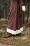 Vestido Vikingo Jorunn/Marrón/Natural XS