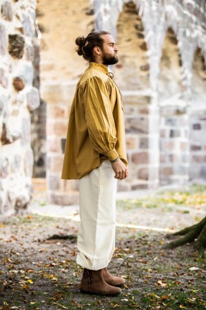 Medieval shirt “Yven” Honey brown XXXL