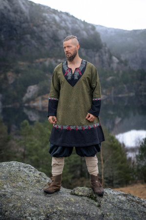 Viking Tunic Freydis Olive Unisex L/XL
