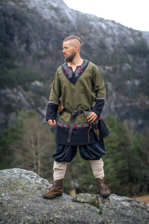 Viking Túnica Freydis Oliva Unisex XXL/XXXL