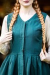 Vestido de campesino medieval "Arlette"