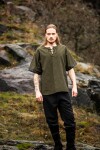 Herren Hemd "Hagen" mit Lederapplikationen