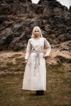 Damen Kleid "Alvilda" mit Rundhalsausschnitt