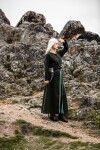 Damen Kleid "Alvilda" mit Rundhalsausschnitt