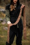 Unisex Gürtel "Torben" aus Leinen Taupe