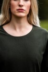 Vestido Mujer «Alvilda» con Cuello Redondo Verde XL