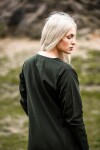 Vestido Mujer «Alvilda» con Cuello Redondo Verde XL
