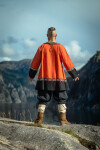 Viking Tunic Freydis Orange Unisex XXL/XXXL