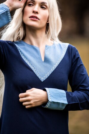Viking dress Jorunn Blue L