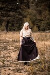 Mittelalter Rock "Elise" Braun/Natur S/M