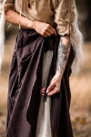 Mittelalter Rock "Elise" Braun/Natur S/M