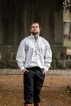 Camicia stringata "Dagwin" Bianco S