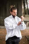Camicia stringata "Dagwin" Bianco S