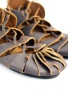 Drawstring Nubuck Leather Shoes