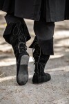 Piratenstiefel aus Wildleder "Geoffrey"