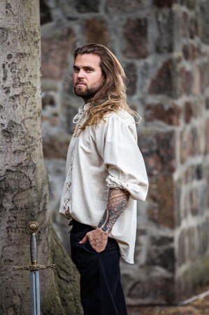 Laced shirt "Dagwin" Natural XXL