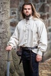 Laced shirt "Dagwin" Natural XXXL
