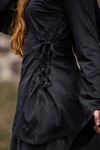 Laced top "Lea" with hood