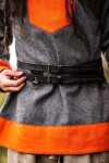 Cintura doppia in pelle Viking "Axel"