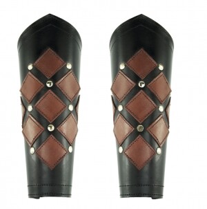 1255 Leather bracers "Orm"