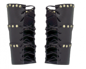 1259 Bracelet en cuir "Arn" avec rivets