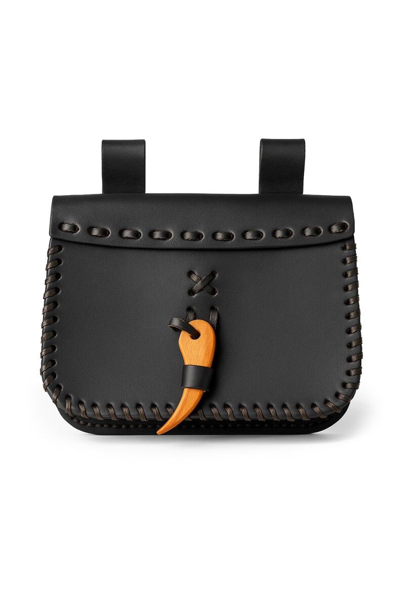 Mittelalter Leder Gürteltasche &quo box