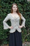 Camicetta con pizzo "Grete"